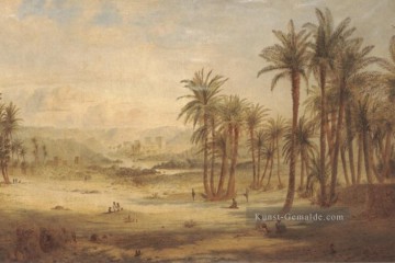 Ansicht von Philae Landschaft Edward Lear Ölgemälde